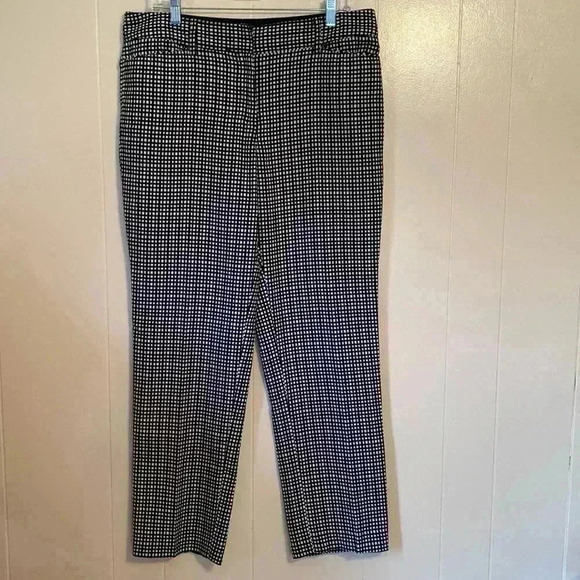 Hope & Harlow Black and White Woman’s Checked Pants, Size 14. - Picture 1 of 10